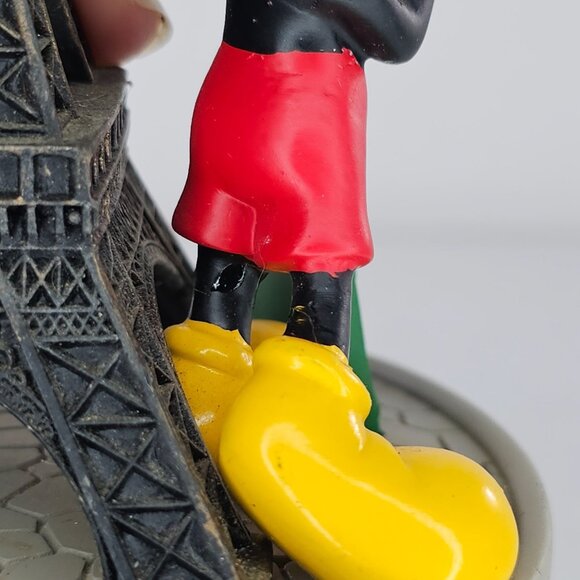 Disney Mickey Mouse Epcot World Showcase Eiffel Tower Figurine *Repair* - Picture 8 of 9